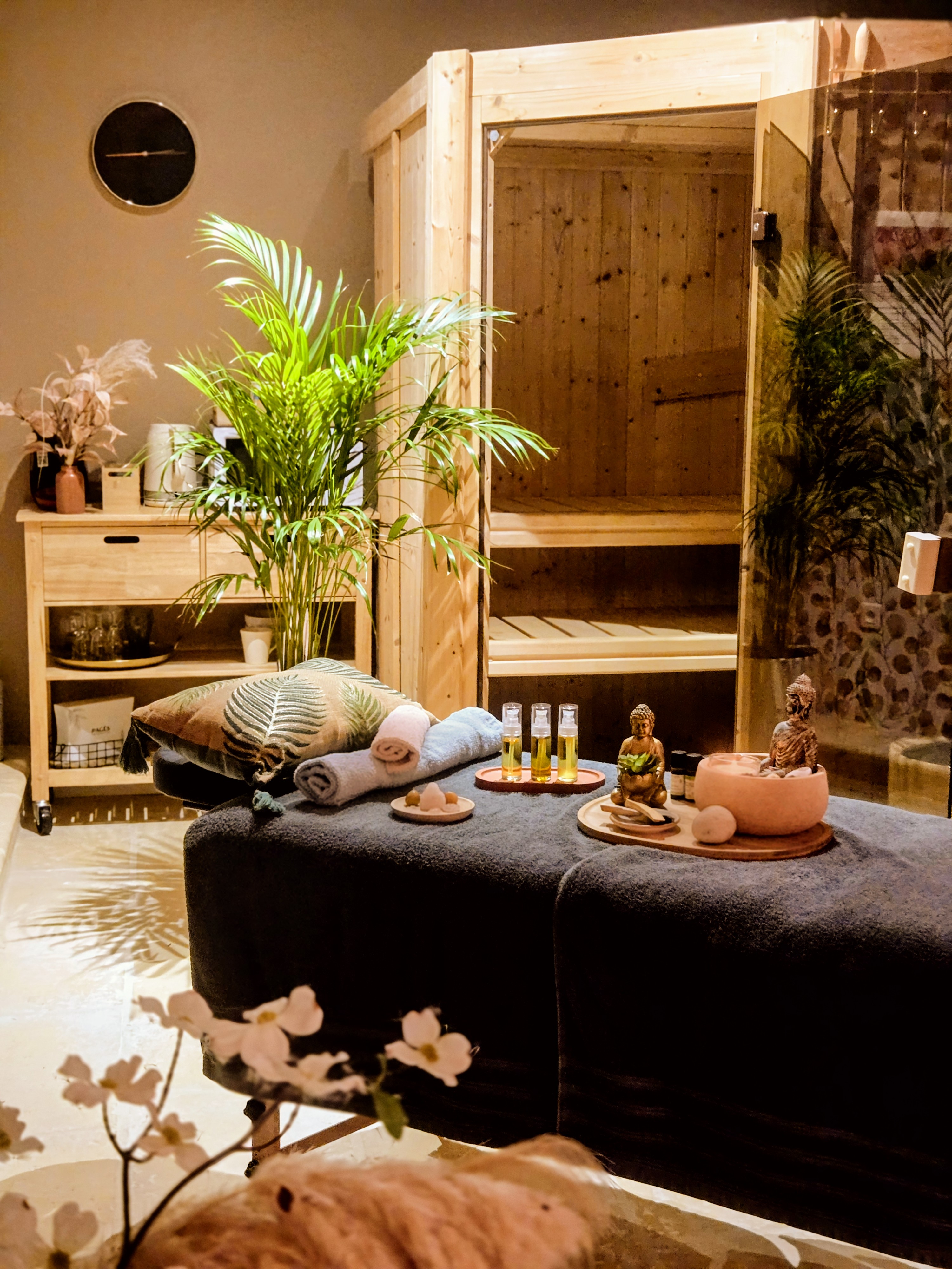 Espace bien-être - sauna et massage